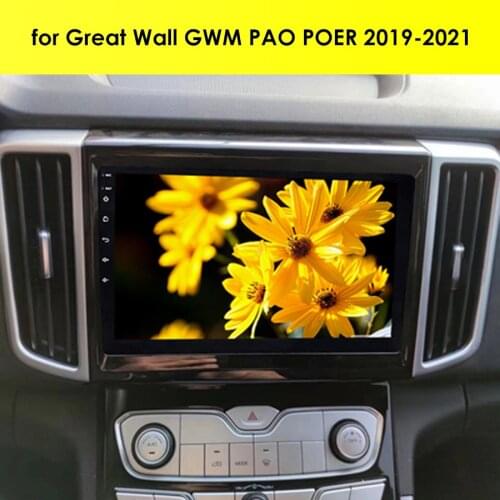 4G Android 10 Car Radio GPS Stereo DVD Player For Great Wall GWM Pao Poer 2019-2021 With 6GB 128GB 8 Core With CarPlay Head Unit