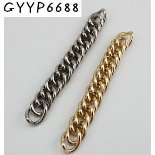 5 Metets Width15mm high-grade thick chain sub-package hardware accessories aluminum chain Purse Chain Shoulder Crossbody starp