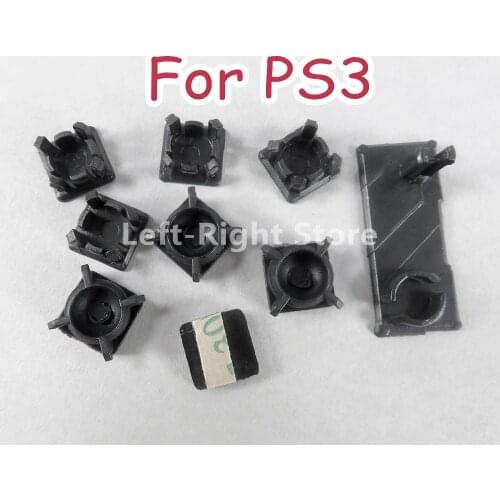 50sets Rubber Boot Pad Feet Plastic Screw Cover Kit for Sony PS3 Dust Plug Rubber Pad For Playstation3 PS3 Slim 2000/3000 Host