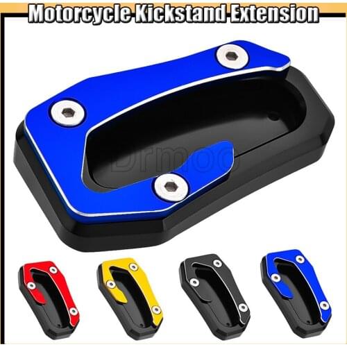 Motorcycle CNC Accessories Aluminum Side Stand Enlarge Kickstand Parts For Yamaha TMAX 530 2017-2019