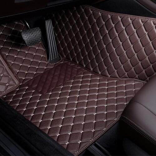 CUWEUSANG car floor Foot mat For pajero sport 4 grandis lancer outlander xl 2017 2013 car accessories waterproof carpe