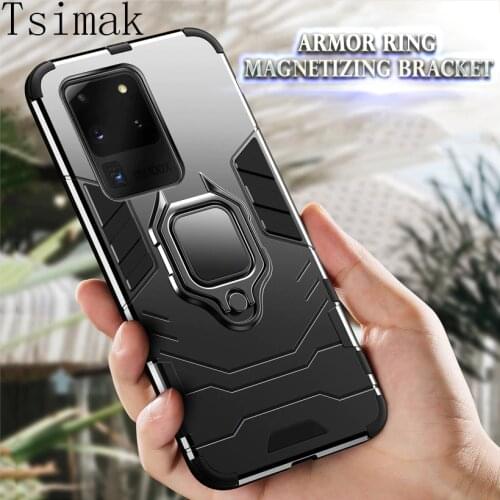 Armor Case For Samsung Galaxy S20 FE S21 Plus S8 S9 S10E S10 Lite Note 10 20 Ultra Phone Cover for Samsung A51 A71 A50 A70 A21S