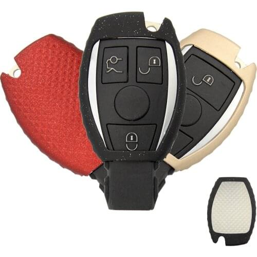 New Styling Soft TPU Car Key Cover For Benz W204 W205 W211 W212 W221 C Class AMG C E S CLS CLK CLA SLK Key Case Bag Holder