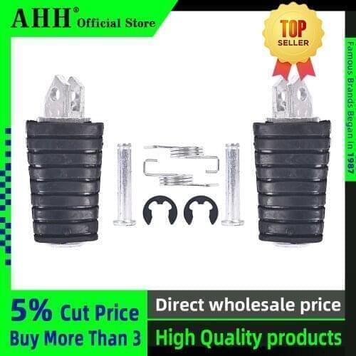 AHH Foot Pegs Pedal Rest Front Footpegs Footrest For YAMAHA V-STAR XVS650 XVS400 VMX1200 Maxim V-Max Virago VJ700 XJ700S XV535