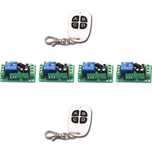 Remote Control Switch DC9/12/24V 1CH Lighting Switches Remote ON OFF Light Lamp Power Remote Switch System 315/433.92MHZ Latch