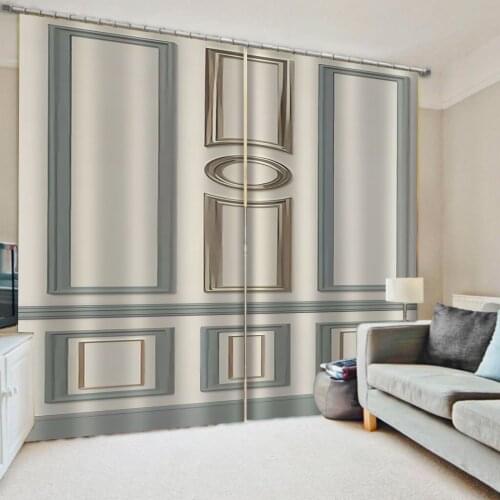 Custom Beautiful Photo Fashion Customized 3D Curtains solid door curtains personality curtains