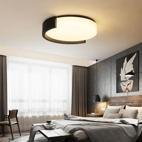 Nordic simple Makaron acrylic energy conservation LED ceiling lights for living room bedroom lighting ceiling free shipping 31