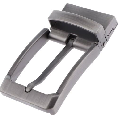 Reversible Alloy Belt Single Prong Rectangular Pin Buckles Replacements