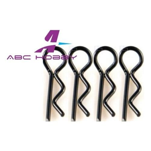 Body pins for 1/5 car 4pcs black