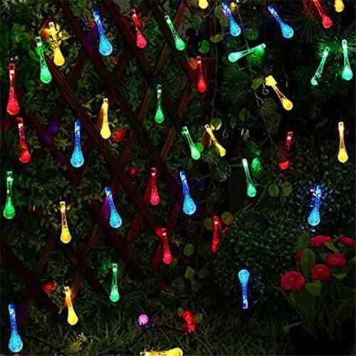 Led Solar String Light Outdoor Waterproof for Garden Decoration 2Mode Christmas Garland Solar Powered Lamp Fairy Strip Light