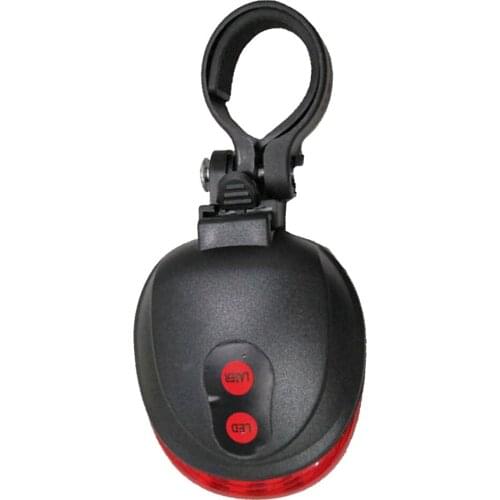 Bike Bicycle Rear Light 5-LED Back Cycling Taillight Warning Cycling Seatpost Warning Lamp ke Accessories