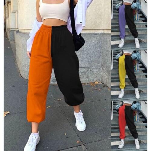 FNOCE Autumn Models Hot Sale Womens fashion Casual Elastic Waist All-match Casual Harem Pants