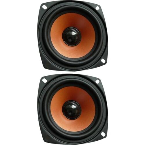 1pair 3.5inch Full Range Speaker 4ohm 10-20W Entry-level Fever Subwoofer