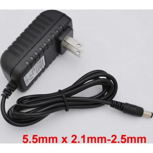 1PCS 9V 1.2A 1.3A 1.4A 1.5A High quality AC 100V-240V Converter IC power Adapter Power Supply US Plug DC 5.5mm x 2.1mm-2.5mm