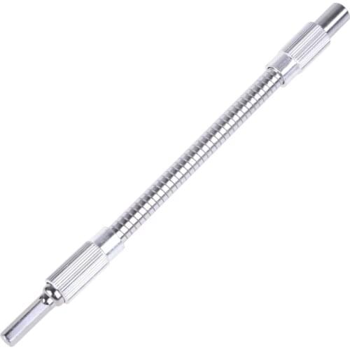 1 PC Hex Flexible Hose Screwdriver Extension Bit Socket Flex Holder Adapter 20cm