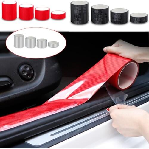 5D Carbon Nano Glue Car Sticker Auto Protector Film Door Edge Protective Car Trunk Door Sill Full Body Sticker ExternalAccessory