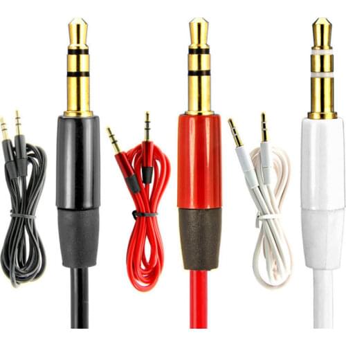 Audio Cable 3.5mm Speaker Line Male To Male AUX Cable for Car Headphone MP3/4 Phone 3.5 mm