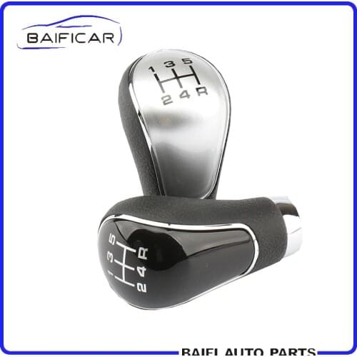Baificar Brand New Genuine Electroplate 5 Speed Manual Stick Gear Shift Knob Lever Shifter For Kia Sportage Cerato Qianlima