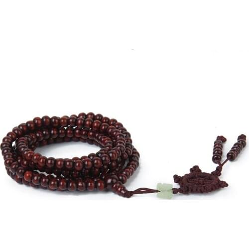 Sandalwood Beads 216 pcs Buddhist Tibetan Buddha Mala Bracelet Necklace CNIM Hot