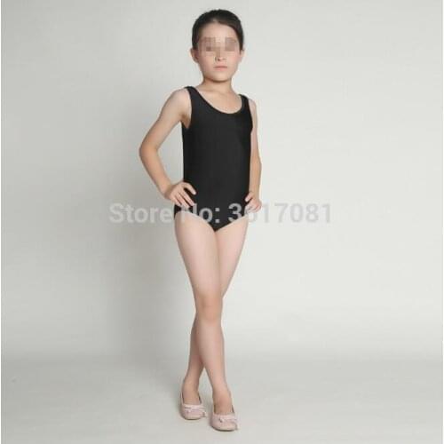 Kids adult vest Black Spandex Unisex Catsuit Zentai Second Skin half Bodysuit Halloween Cosplay Dance tights sleeveless ga