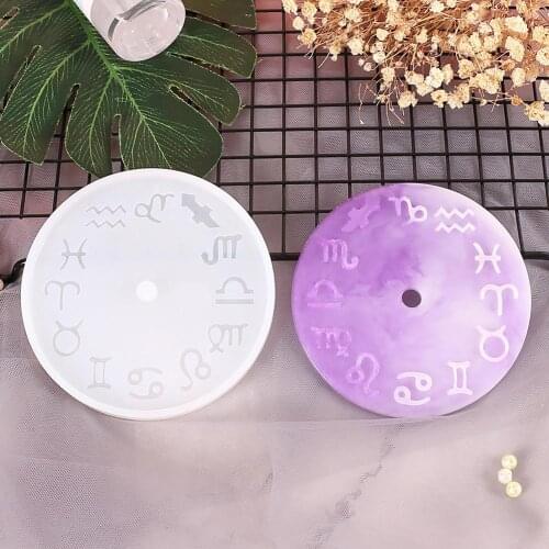 Home Perfect Decorations Clock Resin Mold S And L 10.5/15.5cm Handmade DIY Crafts Making Mold Supplies