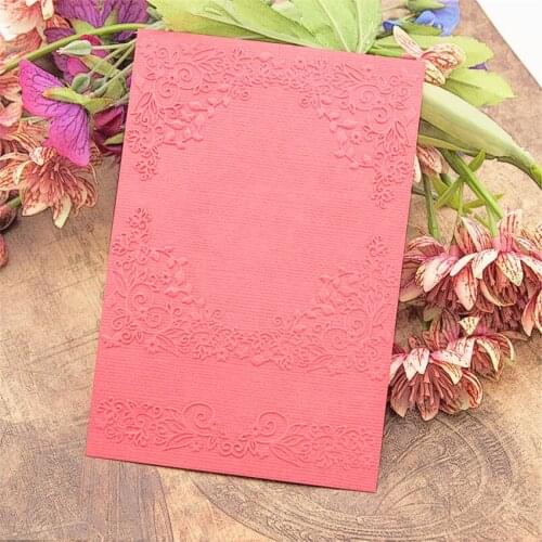 HOT plastic Frame craft card making paper card album wedding decoration clip Embossing folders