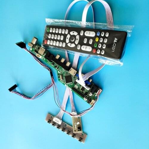 Kit for N140O6-L01/L02 1600x900 Controller board 40pin Audio Screen VGA Monitor USB remote Display TV AV Panel HDMI LCD LED 14"