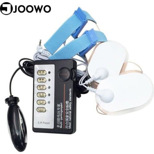 Male Personal Sex Toys for Men Penis Cock Dildo Ring Electro Shock Patch Massager Anal Vaginal Plug Clitoris Stimulator