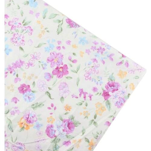 158cm x 50cm Floral print Pink bedding fabric bundle DIY handmade sheet quilt cloth