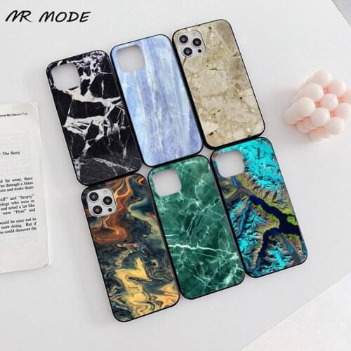 Marbling Luxury Phone Case for iPhone 11 12 pro XS MAX 8 7 6 6S Plus X 5S SE 2020 XR Soft mobile bags coque cover