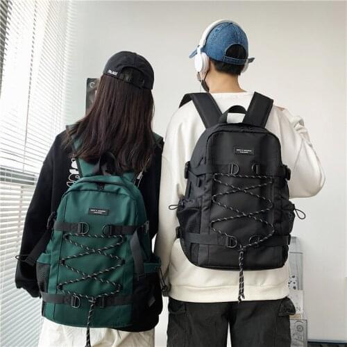 2021 New Large Capacity Mens backpack Trend Travel Backpacks for women Fashion Couple School backpack Outdoor Bucket mochila