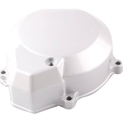 Silver Motorcycle Engine Stator Crank Case Generator Cover Crankcase For Yamaha FZR600 1989-1997 & FZR500 1989-1990 Alumninum