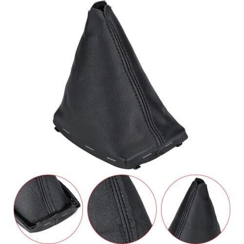 1PC Car Gear Shift Collars Gaiter Boot PU Leather Cover Dust cover For Ford/C-Max 2007-2010 /Focus/C-Max 2003-2007