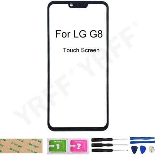 6.1'' Glass Panel Screen For LG G8 ThinQ G820N G820QM G820V G820UM (No LCD Touch Screen) Front Glass Panel Assembly Parts