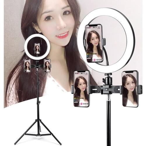 LED Photography Twitch Youtube Live Broadcasts Professional Equipment Selfie Ring Light Stage DJ Disco Effect Lighting Fill Lamp