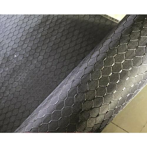 Real Carbon Fiber 3K 240gsm Cloth Fabric Hexagonal Jacquard Weave 50cm Width