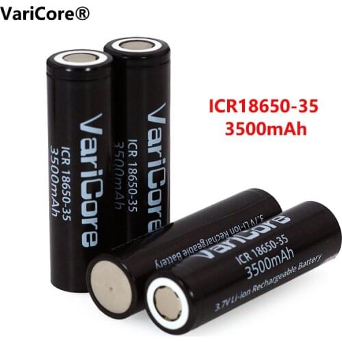 VariCore New Original ICR 18650-35 3500mAh Rechargeable Battery 3.7V High capacity For Flashlight ues