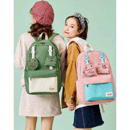 Tourya Waterproof Nylon Casual Women Backpack School Bags For Student Girls Laptop Rucksack Bookbag Daily Travel Bagpack Mochila