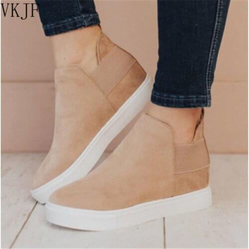 2021 New Fashion Leopard Print Womens Flat-heel Short Single Shoes Womens Short Thick-soled Womens Shoes