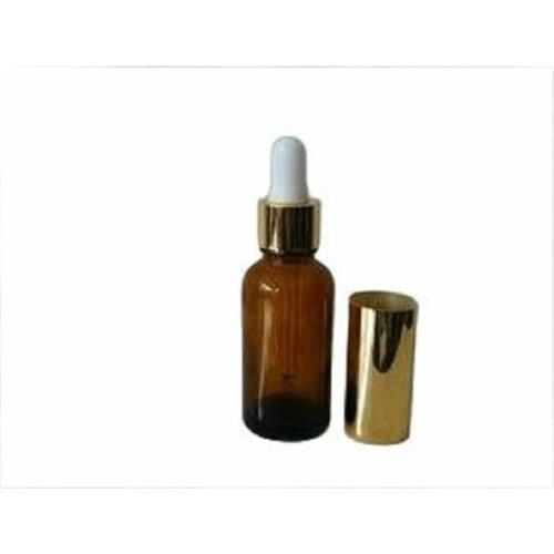10ml brown/green/blue essential oil bottle with gold electronic aluminum cap+glass dropper ,for cosmeticl packaging