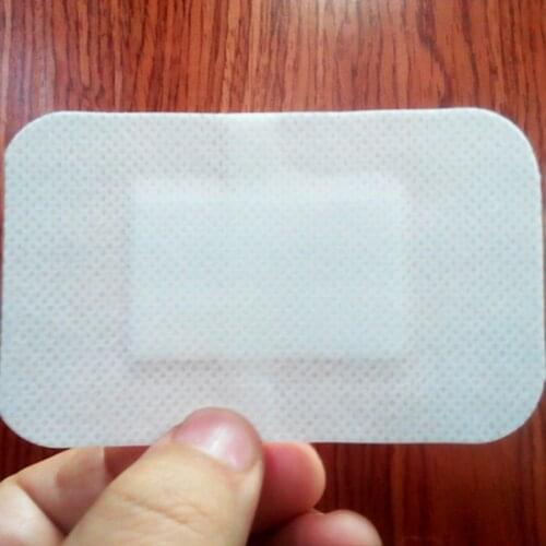 5pcs Non-woven Dressing Medical Adhesive Wound Band 6*10cm Sterile Pack Large Wound First Aid Wound Gauze Bandage Aid Gauze Pad