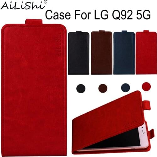 AiLiShi Case For LG Q92 5G Luxury Flip Top Quality PU Leather Case LG Exclusive 100% Phone Protective Cover Skin+Tracking