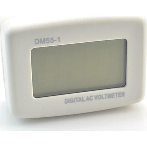 AC Digital Voltage meter tester Voltmeter 100-300V Switch EU / US Plug Volt Power Monitor AC Panle Meter LCD blue backlight