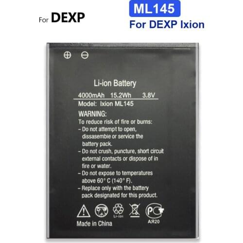 For DEXP Ixion ML145 Snatch SE Rechargeable Li-polymer Batteries For DEXP Ixion ML145 Snatch SE Mobile Phone Battery 4000mAh