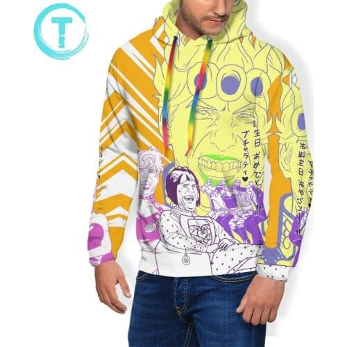 Jojo Bizarre Adventure Hoodie Jojo Bizarre Adventure Hoodies Warm Stylish Pullover Hoodie Streetwear Hoodies