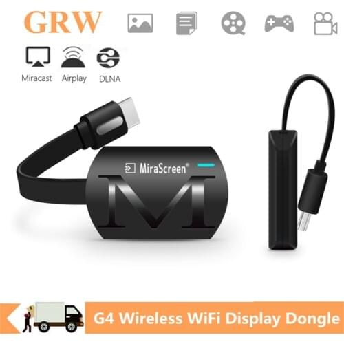 Grwibeou G4 Wireless WiFi Display Dongle Receiver 1080P HD TV Stick Miracast Airplay DLNA Mirroring for phone Tablet PC to HDTV