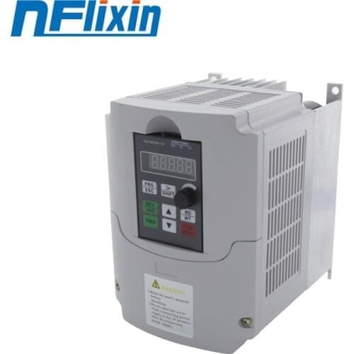 HOT! 4KW / 5.5KW single-phase input 220V three-phase output 380V VFD frequency converter speed regulation NFlixin 9100-1T3