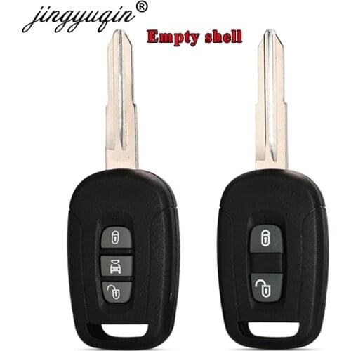 Jingyuqin 2/3 Button Remote Car Key Shell Fob Case For Chevrolet Captiva 2006-2013 Opel Antara 2006-2009 Blank Key Cover