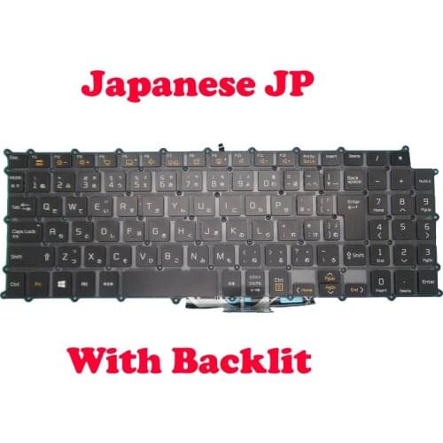 US KR JP Backlit Keyboard For LG 17Z990 17ZB990 17ZD990 LG17Z99 17Z990-R 17Z990-G 17Z990-V Japanese English Korea Spain Brazil