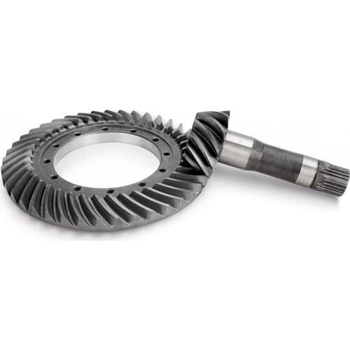 Set of spiral bevel gear with shaft (208mm,11T/24spline) for Dongfeng DF804 824.. , part number: 850-2.38.109+850-2.38.115